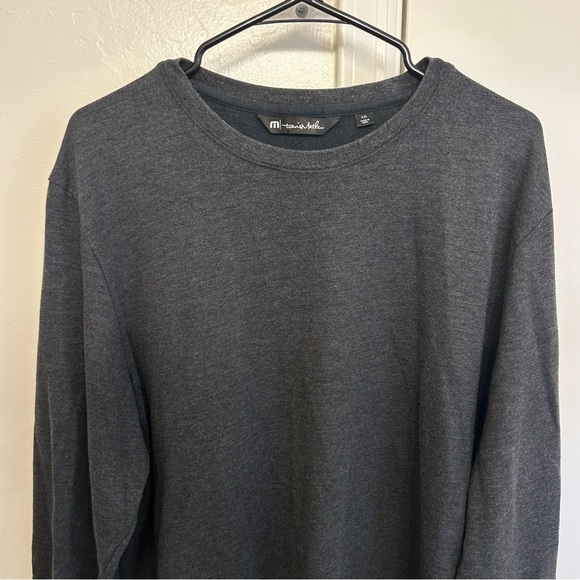 Travis Mathew Charcoal Crew Neck Sweatshirt Pullover Men’s XXL Soft and Casual - Picture 2 of 8